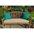 thumbnail image 2 of Casual Cushion Solid Sunbrella® Fabric 1-Piece Indoor/Outdoor Square Throw Pillow, 18"W x 18"L, Canvas Teal, 2 of 4