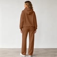thumbnail image 4 of Womens Lounge Sets 2 Piece Outfits Oversized Hoodie Matching Baggy Sweatpants Fall Winter Tracksuit Workout Sets, 4 of 6