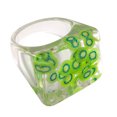 thumbnail image 1 of Resin Ring All Match Lightewight Fruit Cute Acrylic Statement Ring Knuckle Ring, 1 of 10