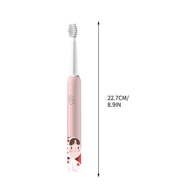 Birdeem Electric Toothbrush Children Rechargeable Nylon Soft Bristle Brush Head Fully Automatic for Student