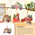 thumbnail image 3 of Bewildely Árbol de Navidad de Colgante automotriz Colgante portátil Lindo Puerta temática de Navidad Chimenea Decoración de pared Ornamento con Kits de decoración para fiestas casa rodante Bewildely HA069346-03, 3 of 6