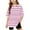 Pink-kids summer tops, variant on MKOSPLRT 5-15 Years Oversized Tops for Girl Striped T Shirts Short Sleeve Drop Shoulder Shirts Crew Neck Loose Fit Tees Summer Tshirts