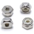 thumbnail image 4 of ORUYROP 2-56 Écrou de Verrouillage Hexagonal en Acier Inoxydable (Lot de 100), par, 304 (18-8) Écrous de Verrouillage en Acier Inoxydable, 4 of 7