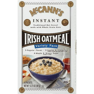 McCann's Instant Oatmeal, Three Flavor Variety Pack, 10 Packets