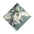 thumbnail image 3 of Ambesonne Eucalyptus Leaves Unisex Bandana, Rhombus Clouds, , Grey Teal Earth Yellow, 3 of 4