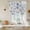 RoyalBlue Linen, variant on Navy Blue Coastal Balloon Curtains for Living Room/French Door, Nautical Ocean Shell Starfish Sea Tie Up Curtains 63 Inch Length Energy Saving Kitchen Curtains Shades for Windows 42"x63"