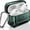 Darkgreen, variant on Dteck for AirPods 3rd Generation (2021) Case, Hybrid Protective Case with Carabiner, Shockproof Cover with Keychain for Airpod 3 Wireless Charging Case Accessories [Front LED Visible], rosegold