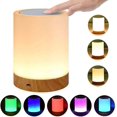 thumbnail image 1 of Petite Veilleuse LED Colorée Lampe de Chevet Lampe de table Tactile Lumière d'Ambiance, 1 of 5
