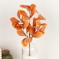 thumbnail image 4 of 4pc Silk Orange Eucalyptus Stems - for Fall Decor - Factory Direct Craft, 4 of 7