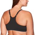 thumbnail image 2 of Playtex Womens Nursing Sport Racerback Bra, 2XL, Black, 2 of 2