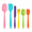 Colorful, variant on 6-Piece Silicone Spatula Set, Food-Grade Heat-Resistant Kitchen Cooking Utensils for Cooking and Baking, BPA-Free Dishwasher Safe Tools for Nonstick Cookware, Black