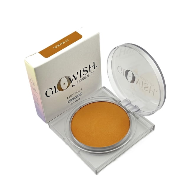 Polvo cosmético Huda Glowish Lightweight Blurring 05 Medium