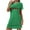 Green, variant on Pajamas for Night Sweats Women's Nightgown Short Sleeve Sleepwear Comfy Sleepshirts Printed Crew Neck Nightshirt Tee Sleep Dress Soft Loose Fitting Pajamas Dress Gray XXL