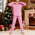 thumbnail image 4 of RXMEKW Girls Long Sleeve Tops, Solid Color Set for 5-14 Years, 4 of 9