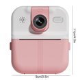 thumbnail image 3 of Kids Instant Print Camera - 24MP HD Rotating Lens Thermal Photo Printer with 2.4 Inch Screen, 1080P Video Recording, Portable Travel Camera Gift for Boys Girls (Pink), 3 of 9