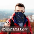 thumbnail image 7 of Neck Gaiter Face Cover Scarf, Space Galaxy Soft Face Sun Mask Cover Scarf Headband Cooling Sweat Absorbing Bandanas Hiking Cycling Running, 7 of 7