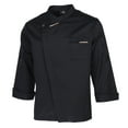thumbnail image 3 of Chaqueta de chef unisex para hombre, camisa de manga larga, , chaqueta de panadero, cocina, hotel, uniforme de chef, ropa de trabajo con botones - negro talla única Sunnimix Hombres Mujeres Chef Coat, 3 of 8