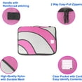 4 Set Packing Cube Travel Organizers with Laundry Bag, Pink