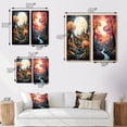thumbnail image 4 of Designart "River curious Thorugh Forest Landscape III" River Mountain Framed Wall Art Set Of 2 - Multi-Color Landscapes Gallery Wall Frame Set For Home Decor, 4 of 7