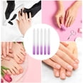 thumbnail image 4 of EXLEAF 2026 New 5 Pcs Sturdy Glass Nail Files Glass Nail File Set Glass Files for Nails Purple for Nail Care, Manicures, Pedicures, At-Home Grooming, Salon Use, 4 of 7