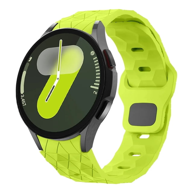 Correa de Silicona con Diseño Diamante para Galaxy Watch 7/6/5/4 Fe, Unisex, Resistente al Agua, Estilo Deportivo
