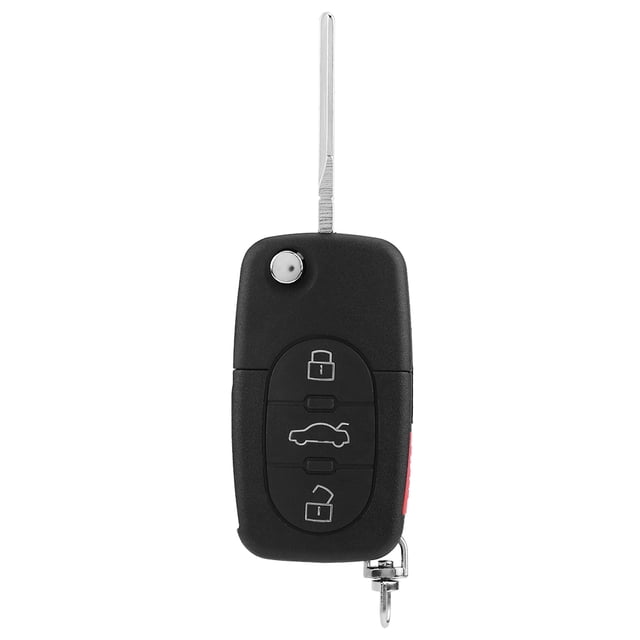 Llave Remota A Distancia Fob 4 Botones Flip Entrada Sin Cortar A Distancia Fob Chip De 315 MHz Para S4 4D0837231E