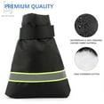 thumbnail image 6 of Gustave 4 Pack Outdoor Faucet Cover Socks for Winter Freeze Protection, 5.5" W x 7.1" H, Reusable Faucet Insulation Cover Anti-Freeze Hose Bib Socks, 6 of 8