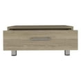 thumbnail image 4 of DUOSONG Coffee Table, Four Legs, One Drawer , Light Pine Beige Particle Board Furniture Primary Living Space Tables, 4 of 6