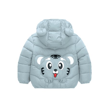 

Gubotare Toddler Girl Clothes Toddler Baby Boys Girls Plush Jacket Fashion Cartoon Bear Ears Hoodie Thick Coat Kids Keep Warm Fall Winter Clothes (12M-5T)