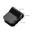thumbnail image 2 of BALAHAPY 30Ud Clips Metálicos Negros Para Soporte De Guardabarros Y Protección Contra En Vehículos, 2 of 6