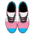 thumbnail image 2 of Transgender Flag Shoes Mens Womens Running Sneakers Mesh Breathable Jogging Walking Shoes Black Size 7.5, 2 of 7