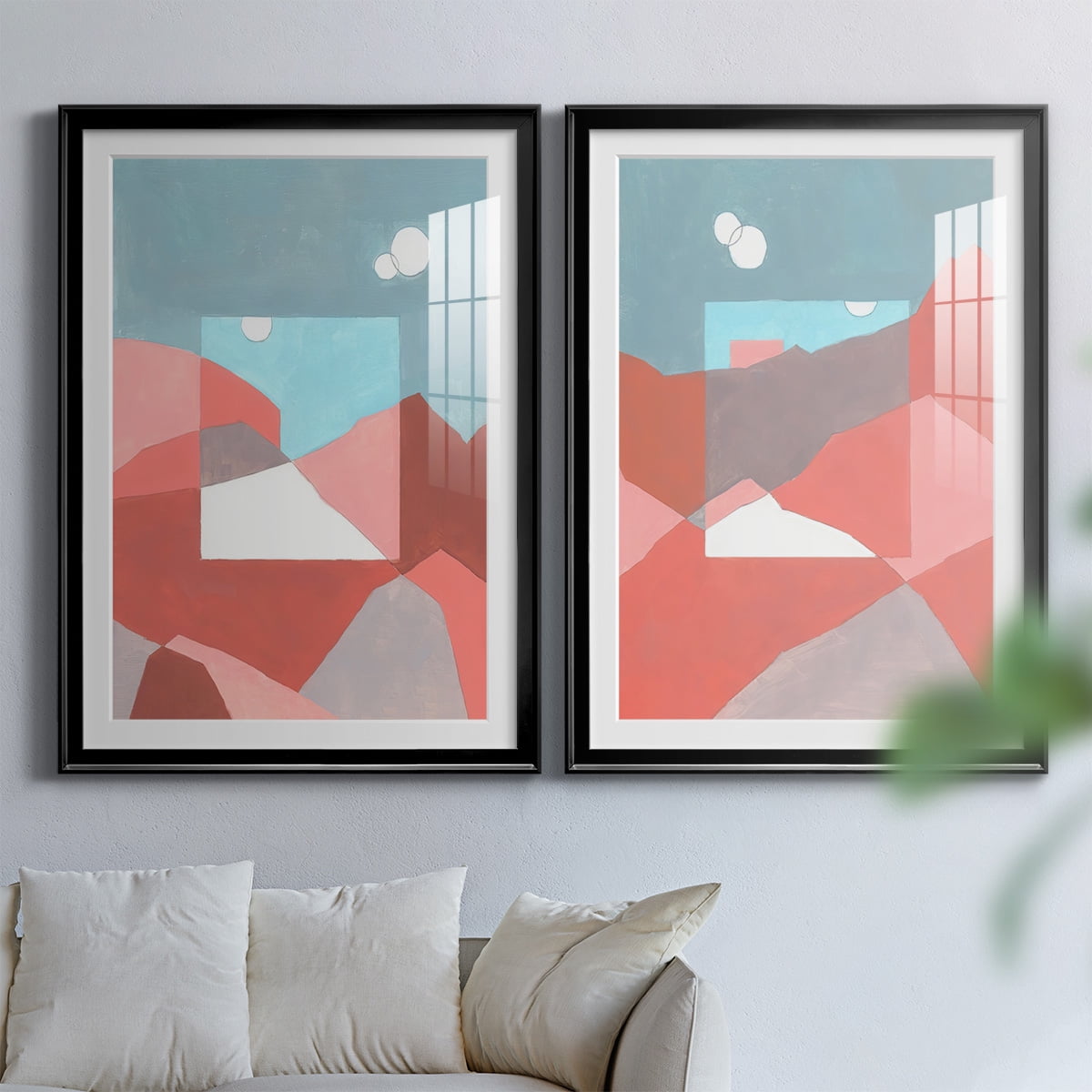 Wexford Home Desert Dreamscape I Premium Framed Print, 18.5" x 24.5" - Ready to Hang, Black (Set of 2)