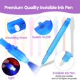 thumbnail image 3 of Bolígrafos de tinta invisible GUKAZH con luz UV para niños, 36 unidades, 3 of 6