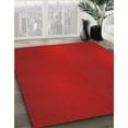 thumbnail image 3 of Ahgly Company Machine Washable Indoor Square Transitional Fire Engine Red Area Rugs, 6' Square, 3 of 7