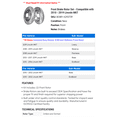 thumbnail image 2 of Front Brake Rotor Set - Compatible with 2010 - 2019 Lincoln MKT 2011 2012 2013 2014 2015 2016 2017 2018, 2 of 2