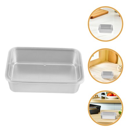 EXHUMKY Sleek Design Baking Sheet Small Baking Dish Stainless Steel for Kitchen Enthusiasts 1Pack