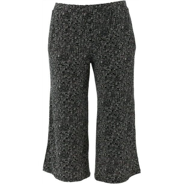susan graver liquid knit pull on pants