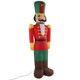 thumbnail image 5 of Figura de Papá Noel para diversión festiva al aire libre, decoración inflable navideña para jardín con iluminación LED y enchufe estadounidense de 110-240 V, 5 of 8