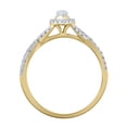 thumbnail image 2 of 1/2 Carat T.W. (I2 clarity, H-I color) Brilliance Fine Jewelry Marquise cut Diamond Engagement Ring in 10kt Yellow Gold, Size 7, 2 of 5