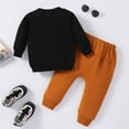 thumbnail image 3 of Vedolay Boy Pants Sets Kids Toddler Boys Clothes Fall Top and Pants Set,Black 1-2 Years, 3 of 5
