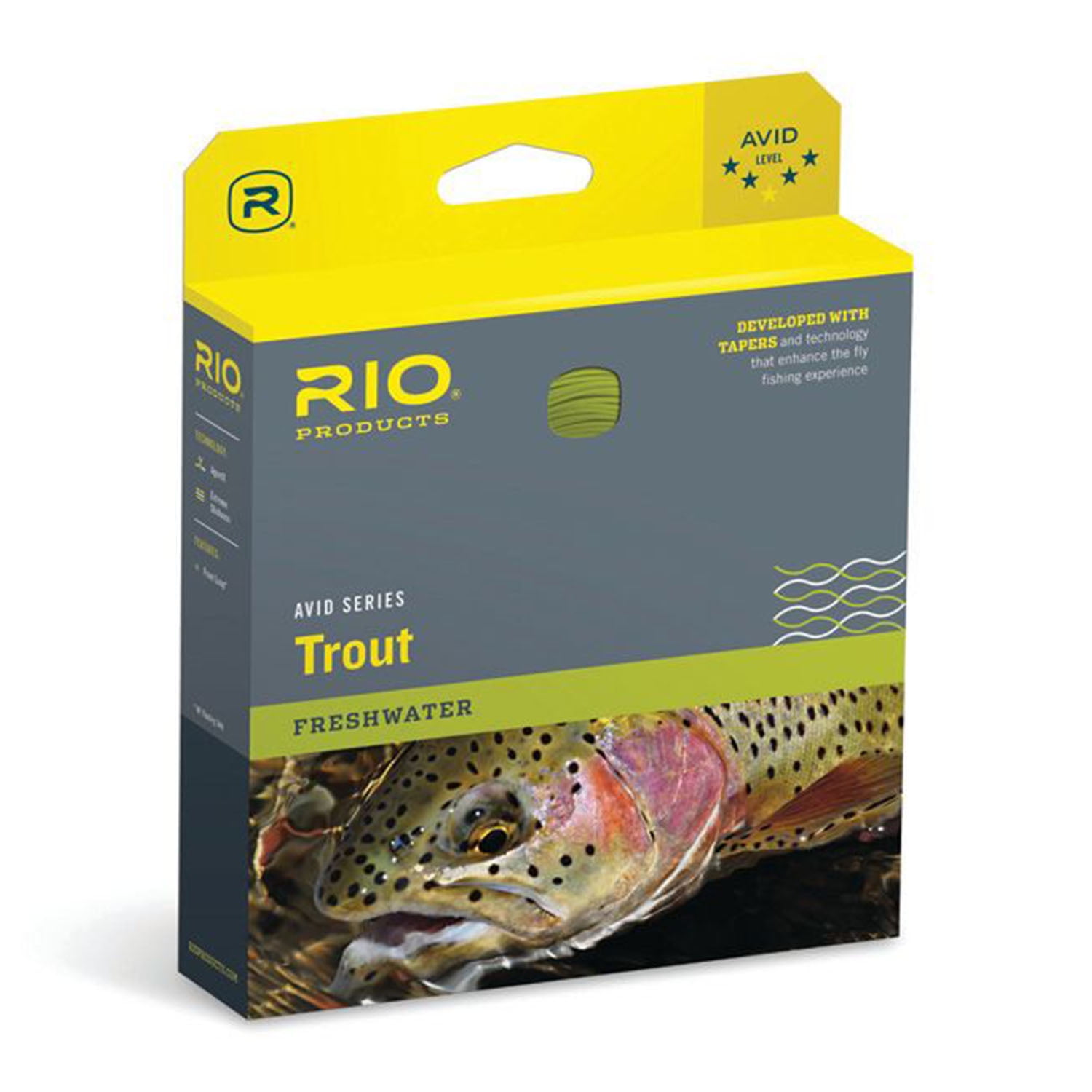 新品］(WF8F, Pale Yellow) - RIO Avid Trout Fishing Line 超歓迎された