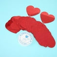thumbnail image 5 of 100 Uds. Confeti en forma de corazón rojo papel plástico chatarra cumpleaños boda fiesta decoración del Día de San Valentín láser, 5 of 5