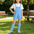 thumbnail image 2 of Odeerbi Chicos Niñas 3 Piezas Preppy Outfit Camiseta de Manga Corta y Pantalones Cortos Generales Con Set de Uniforme Escolar de Las Medias, 2 of 8