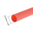 thumbnail image 3 of Heat Shrink Tubing 3/16"(5mm) Dia 8.55mm Flat Width 2:1 rate Shrinkable Tube Cable Sleeve 10ft - Red, 3 of 5
