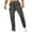 Dark Gray, variant on MKHSQHDG Male Pants Mens Regular Fit Dress Pants 28"/30"/32" Lightweight Comfy Trousers with Pockets for Work,,Business,Casual L