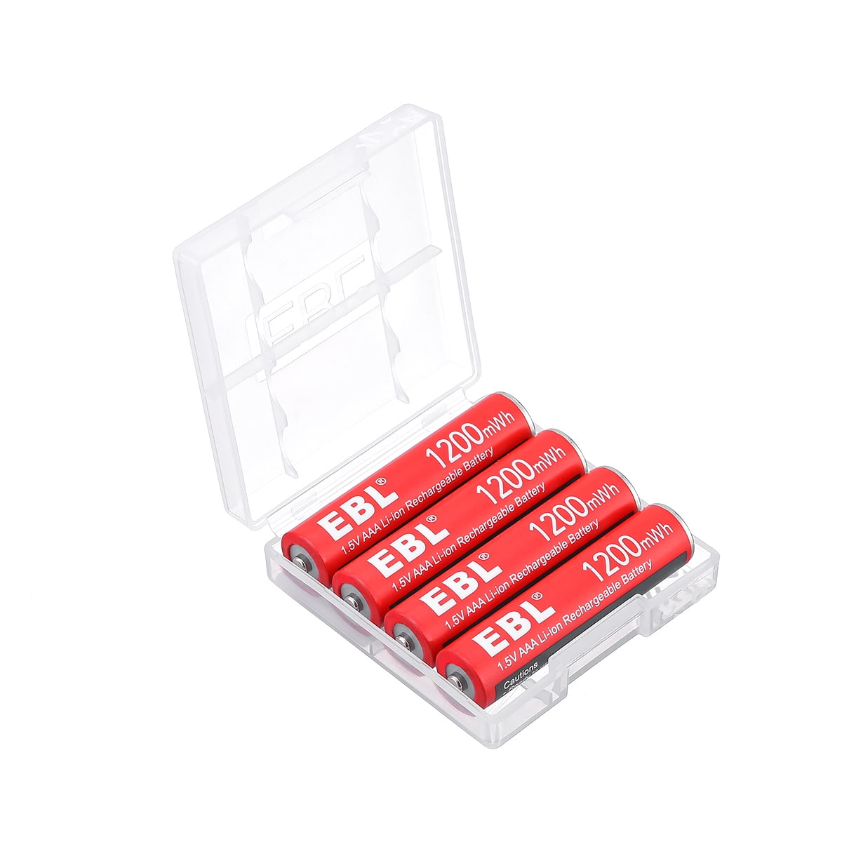 EBL 1.5V Rechargeable AAA Li-ion Battery 1200mwh Lithium Batteries 16Packs