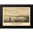 thumbnail image 2 of Glover 18x13 Black Modern Framed Museum Art Print Titled - New Tacoma Mount Rainier Washington - Glover 1878, 2 of 5