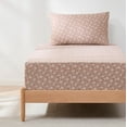 thumbnail image 5 of Lush Decor Zara Floral Block Cotton Sheet Set 3 Piece Set Twin Terracotta - Floral Sheets - Twin Bed Sheets - Kids Bedding - Vintage Coquette Decor, 5 of 7