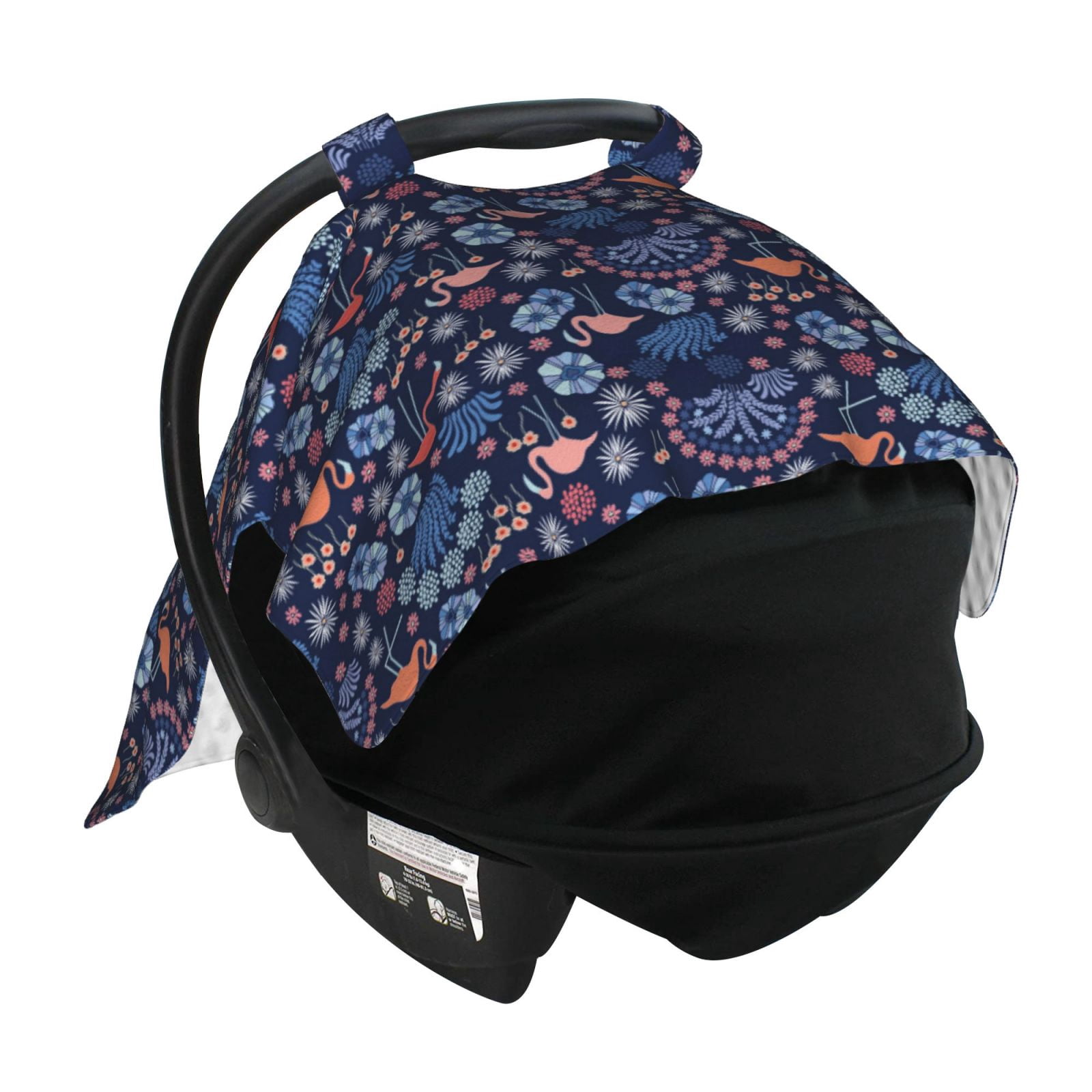 Car Seat Cover Baby - stork blue Breathable Infant Car Seat Cover for Baby Carseat, Lightweight Comfort Baby Essentials Must Haves Newborn Stuff for Girl Boy