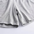 thumbnail image 5 of Zhden Womens Shorts Cotton Shorts for Women Casual Summer Shorts Loose Fit Lounge Shorts Comfy Shorts for Women（Grey,3XL）, 5 of 9